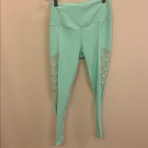 BuffBunny Elysium Side Mesh Leggings - Mint
